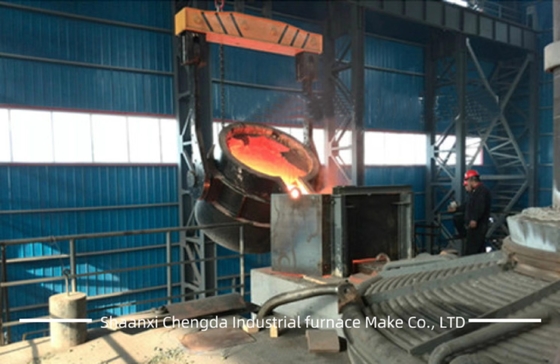 Electric Furnace Equipment For Producing Mineral Wool With Industrial Hot Melt Slag Customized High-Efficiency Medium