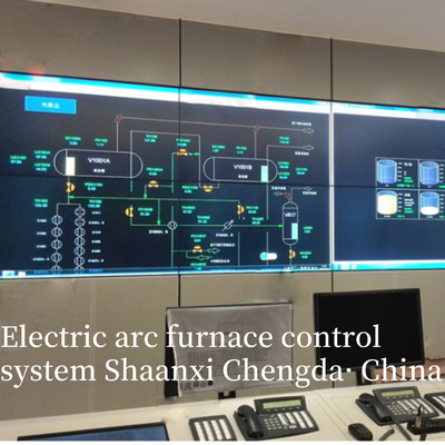 Electric arc furnace accessories remote control system