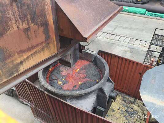 Blast Furnace Hot Molten Slag Heat Preservation Conditioning Furnace Mineral Wool Line