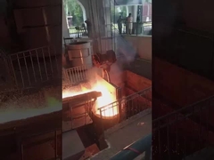Electric arc furnace opening site